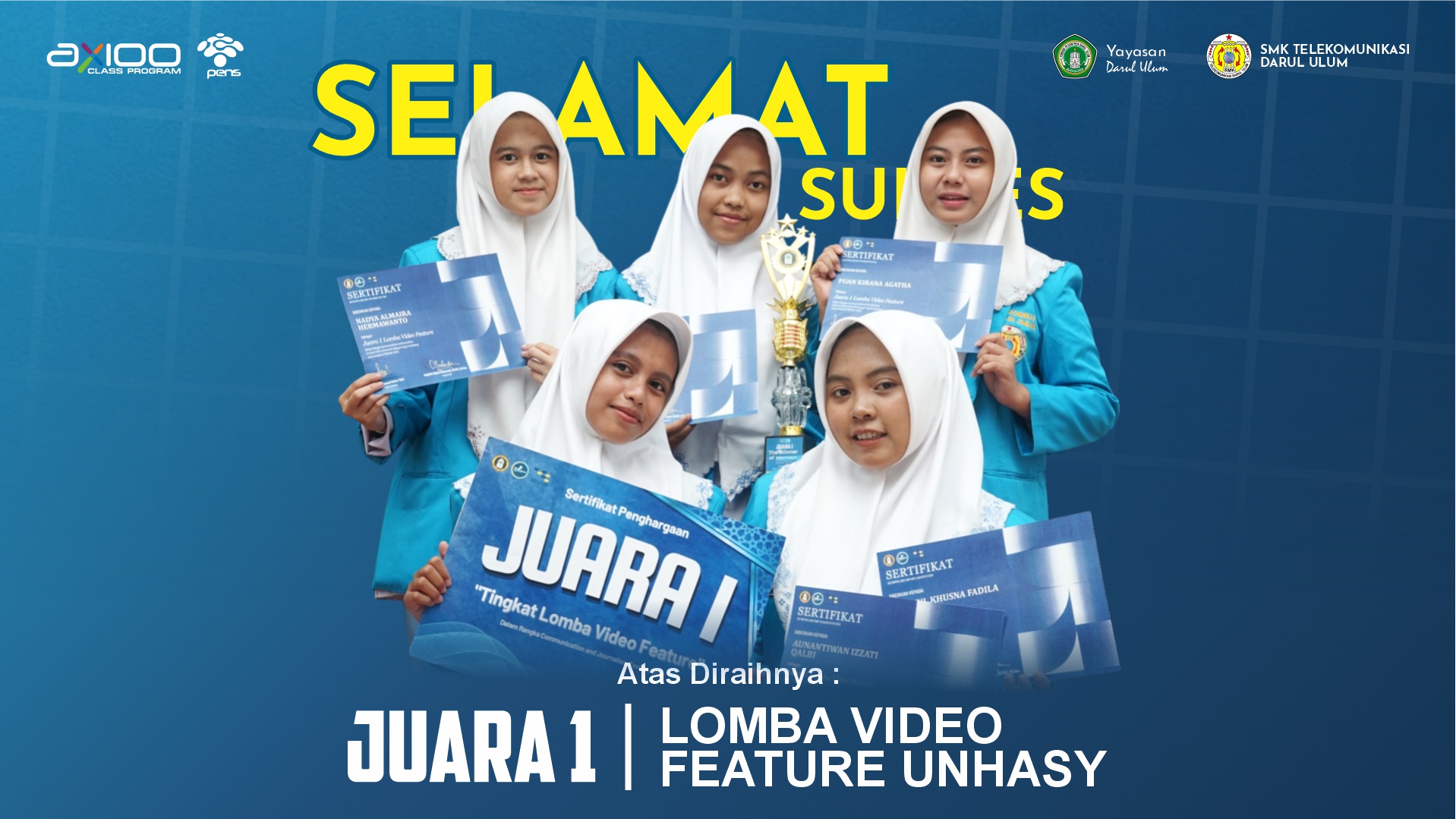 RAIH JUARA 1 LOMBA VIDEO FEATURE UNHASY 2026