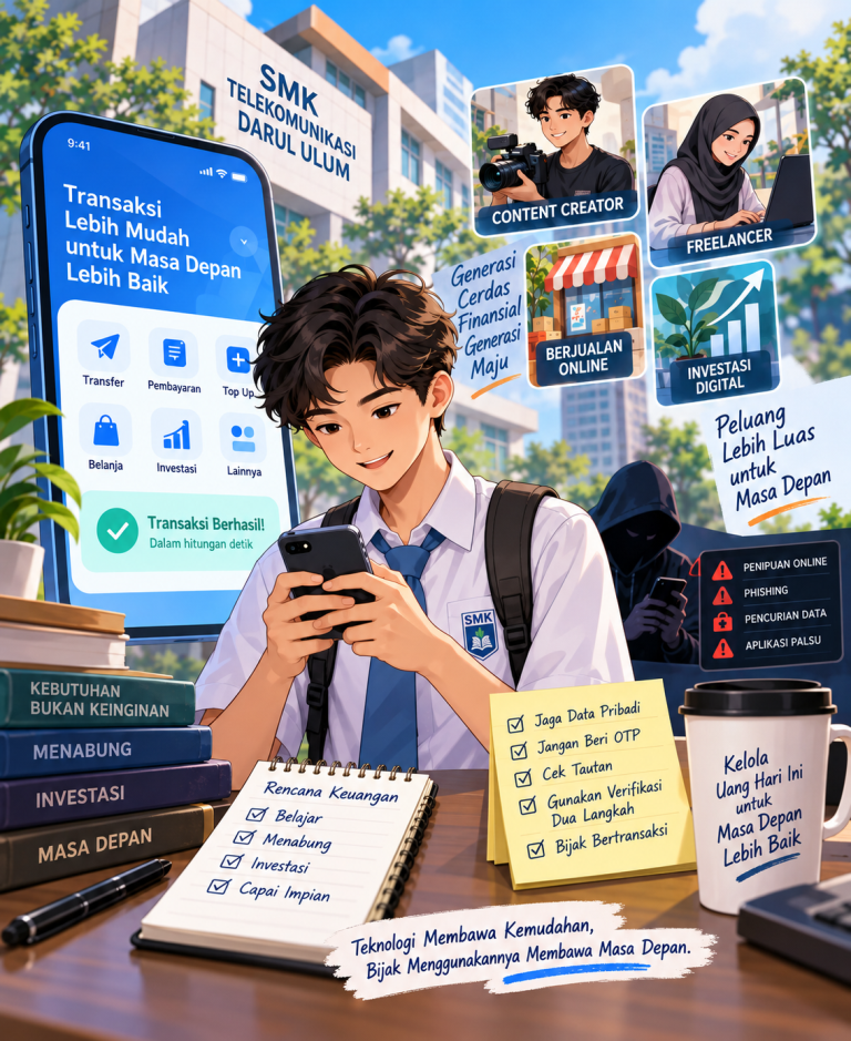 Uang Makin Cepat di Era Digital, Generasi Muda Perlu Makin Cerdas